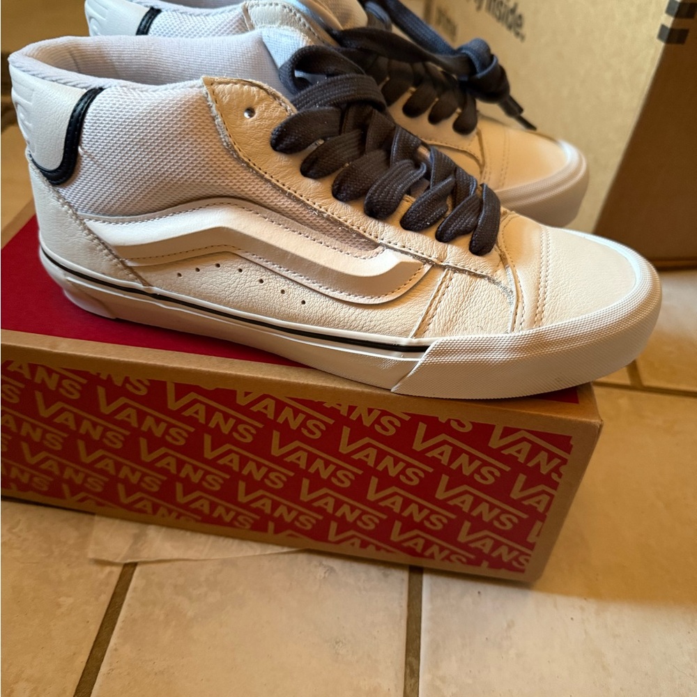 Vans White High-Top Sneakers